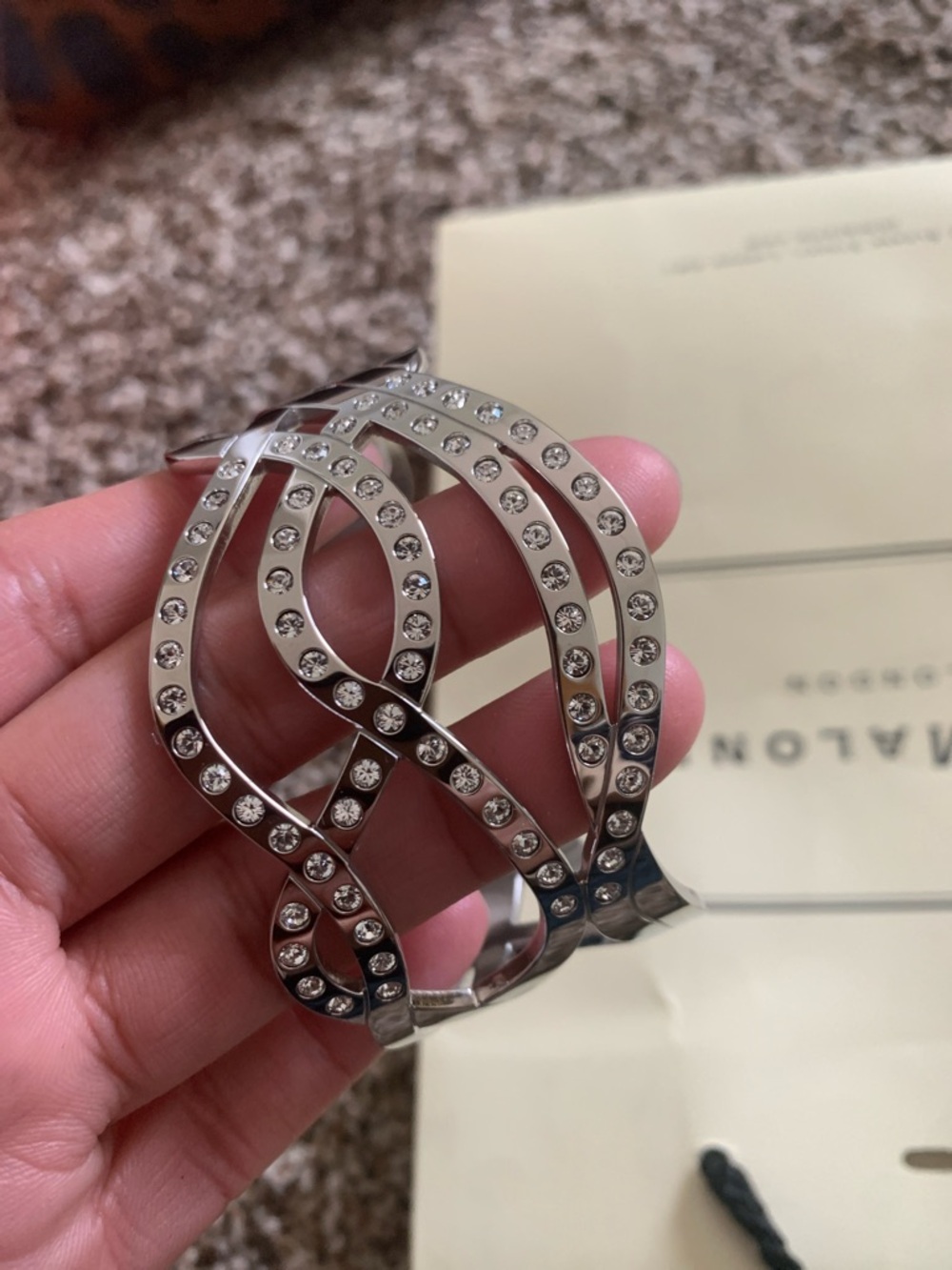 Rhinestone bracelet